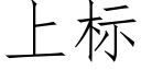 上标 (仿宋矢量字庫)