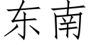 东南 (仿宋矢量字库)