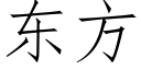 东方 (仿宋矢量字库)