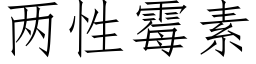 兩性黴素 (仿宋矢量字庫)