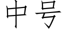 中号 (仿宋矢量字庫)