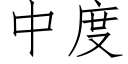 中度 (仿宋矢量字庫)