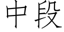 中段 (仿宋矢量字庫)