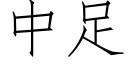 中足 (仿宋矢量字庫)