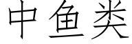 中鱼类 (仿宋矢量字库)