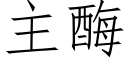 主酶 (仿宋矢量字库)