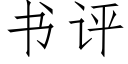 書評 (仿宋矢量字庫)