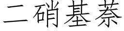 二硝基萘 (仿宋矢量字庫)