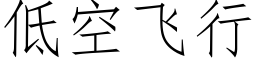 低空飛行 (仿宋矢量字庫)