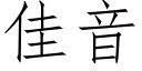 佳音 (仿宋矢量字库)