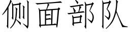 側面部隊 (仿宋矢量字庫)