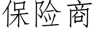 保险商 (仿宋矢量字库)