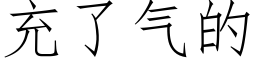 充了气的 (仿宋矢量字库)