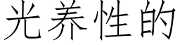 光養性的 (仿宋矢量字庫)