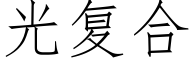 光複合 (仿宋矢量字庫)