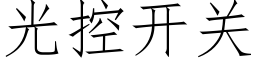 光控開關 (仿宋矢量字庫)