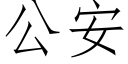 公安 (仿宋矢量字库)