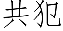 共犯 (仿宋矢量字库)