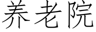 养老院 (仿宋矢量字库)