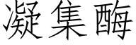 凝集酶 (仿宋矢量字库)