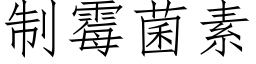 制霉菌素 (仿宋矢量字库)