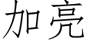 加亮 (仿宋矢量字库)