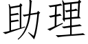 助理 (仿宋矢量字庫)