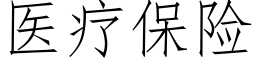 医疗保险 (仿宋矢量字库)