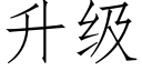 升级 (仿宋矢量字库)