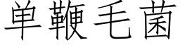 单鞭毛菌 (仿宋矢量字库)