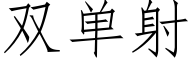 雙單射 (仿宋矢量字庫)
