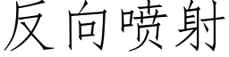 反向噴射 (仿宋矢量字庫)