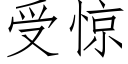 受驚 (仿宋矢量字庫)