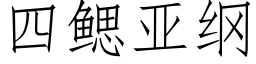 四鳃亚纲 (仿宋矢量字库)