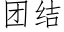 團結 (仿宋矢量字庫)