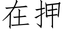 在押 (仿宋矢量字库)