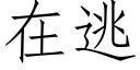 在逃 (仿宋矢量字庫)