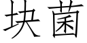 块菌 (仿宋矢量字库)