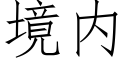 境内 (仿宋矢量字庫)