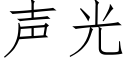 声光 (仿宋矢量字库)