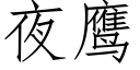 夜鹰 (仿宋矢量字库)