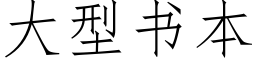 大型書本 (仿宋矢量字庫)