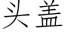 头盖 (仿宋矢量字库)