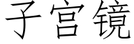 子宫镜 (仿宋矢量字库)