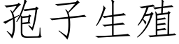 孢子生殖 (仿宋矢量字庫)