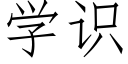 学识 (仿宋矢量字库)