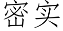 密实 (仿宋矢量字库)