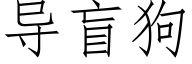 導盲狗 (仿宋矢量字庫)