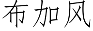 布加风 (仿宋矢量字库)