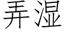 弄湿 (仿宋矢量字库)